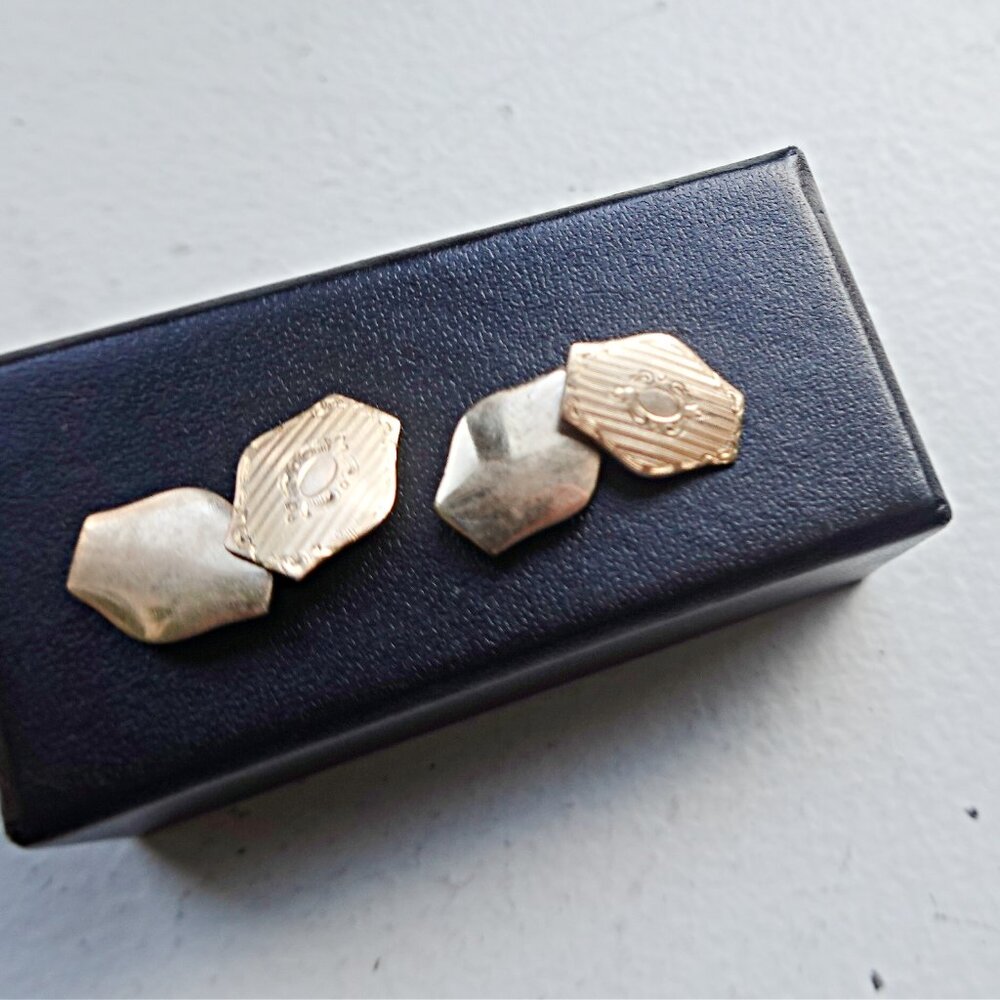 Antique Gold  Cuff Links